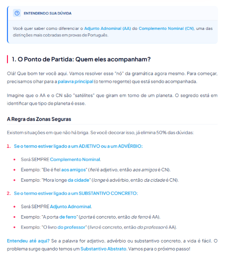 Print da ferramenta Tira-Dúvidas da Superia
